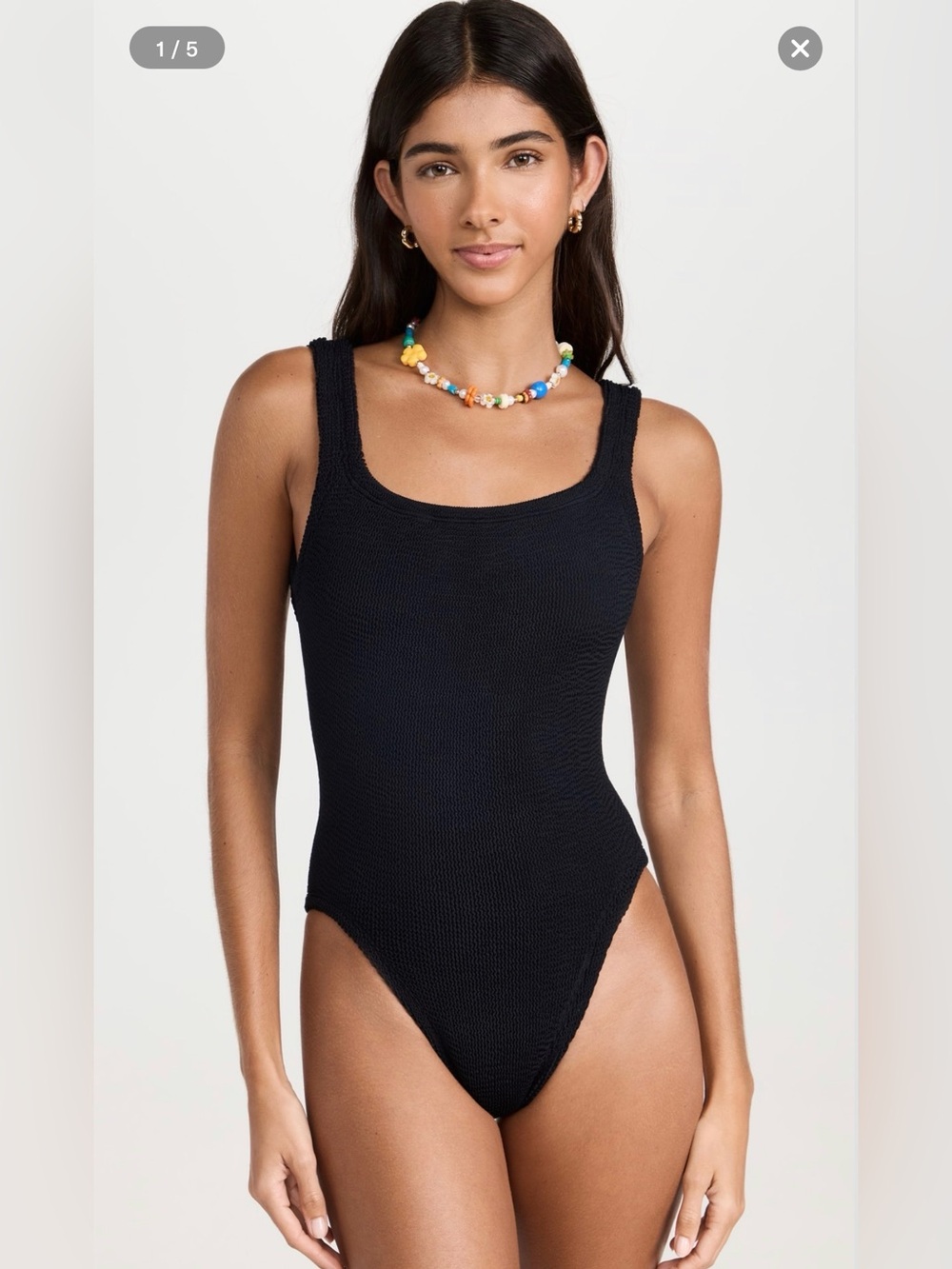 Hunza G Black One Piece